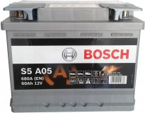 Batteria Auto Bosch Start&Stop AGM S5 A050  12V 60Ah 680A 