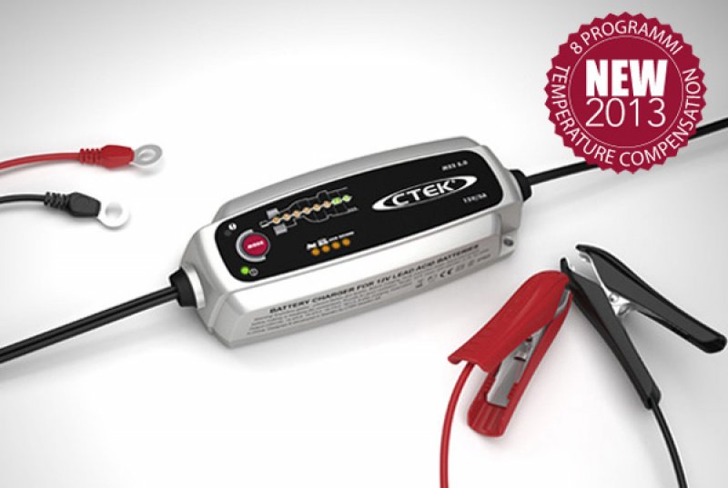 Caricabatterie 12V Per Batterie Piombo-Acido – Automatico Con LED E Protezione Da Cortocircuito (Moto, Auto, Camper)